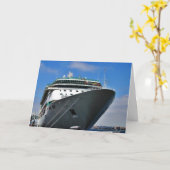 cruiseschip kaart (Gele Bloem)