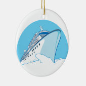 cruiseschip keramisch ornament (Rechts)
