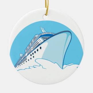 cruiseschip keramisch ornament