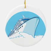 cruiseschip keramisch ornament (Achterkant)