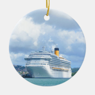 Cruiseschip Keramisch Ornament