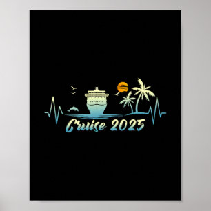 Cruiseschip kleding Vakantie Cruise 2025 Cruisesch Poster