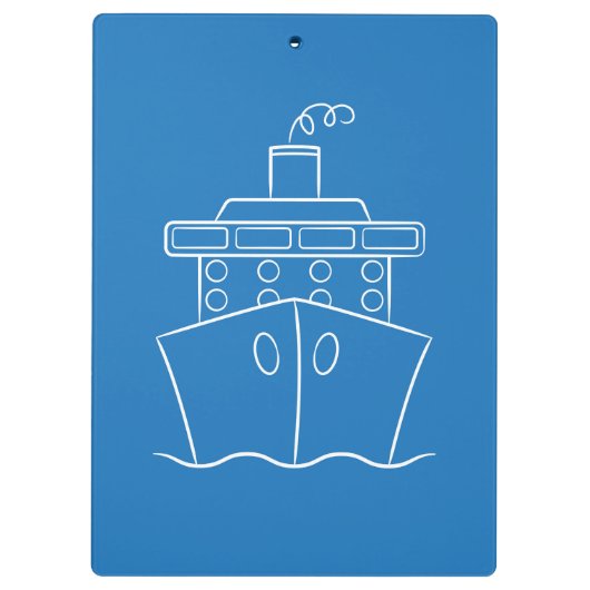 Cruiseschip Klembord (Achterkant)
