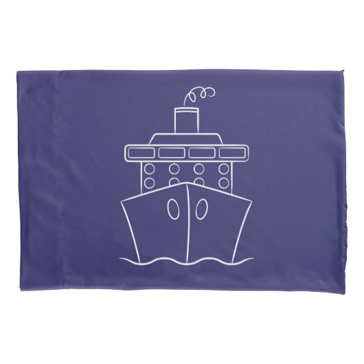 Cruiseschip Kussensloop (Voorkant)