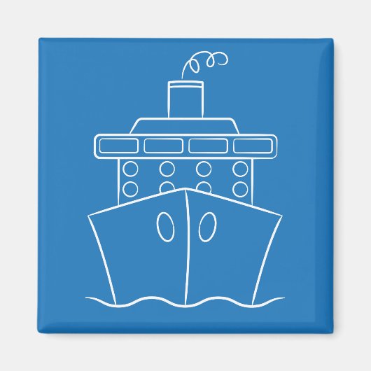 Cruiseschip Magneet (Voorkant)