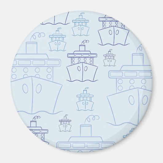 Cruiseschip Magneet (Voorkant)