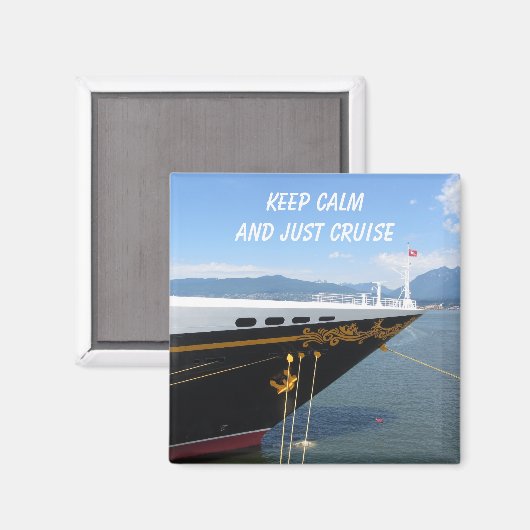 cruiseschip magneet (Voorkant / Achterkant)