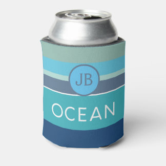 Cruiseschip met blauwe Stripes voor de Noordzee Blikjeskoeler