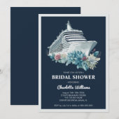 cruiseschip met Elegant Vrijgezellenfeest Kaart (Voorkant / Achterkant)