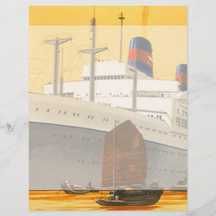  cruiseschip met Junks Boats naar Orient