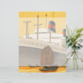  cruiseschip met Junks Boats naar Orient (Staand voorkant)