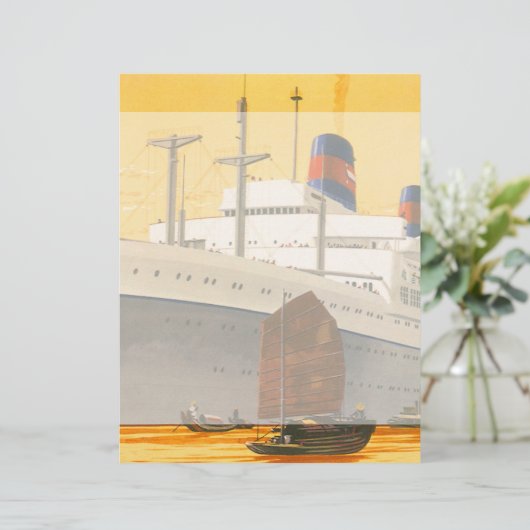  cruiseschip met Junks Boats naar Orient (Staand voorkant)