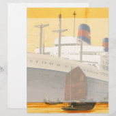  cruiseschip met Junks Boats naar Orient (Voorkant / Achterkant)