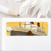 cruiseschip met Junks Boats naar Orient Etiket (Insitu)