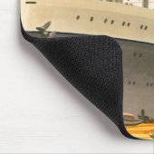  cruiseschip met Junks Boats naar Orient Muismat (Hoek)