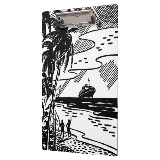 Cruiseschip met omloop klembord (Links)