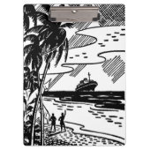 Cruiseschip met omloop klembord (Voorkant)