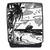 Cruiseschip met omloop rugtassen (Voorkant)