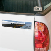 Cruiseschip met spreuk bumpersticker (Op Truck)