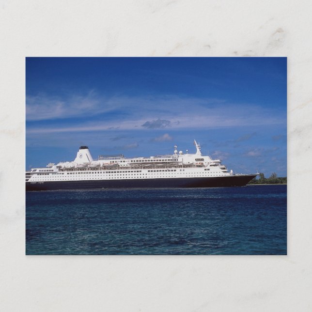 Cruiseschip, Nassau, Bahamas Briefkaart (Voorkant)