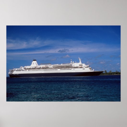 Cruiseschip, Nassau, Bahamas Poster (Voorkant)