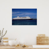 Cruiseschip, Nassau, Bahamas Poster (Keuken)