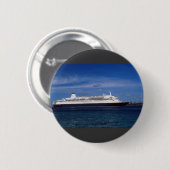 Cruiseschip, Nassau, Bahamas Ronde Button 5,7 Cm (Voorkant /achterkant)
