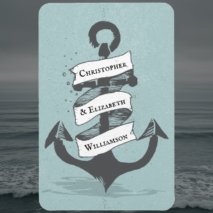 Cruiseschip Nautical Monogram Stateroom deur Magneet