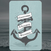 Cruiseschip Nautical Monogram Stateroom deur Magneet