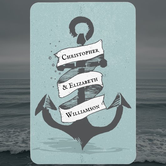 Cruiseschip Nautical Monogram Stateroom deur Magneet