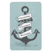 Cruiseschip Nautical Monogram Stateroom deur Magneet (Verticaal)