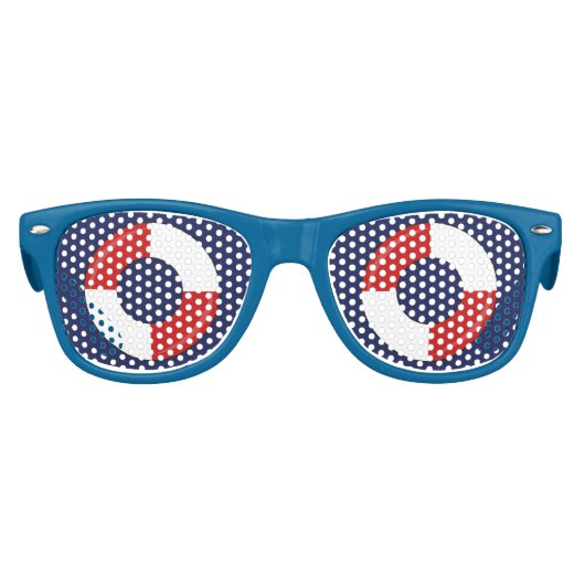 cruiseschip nautische reddingsboei kinder zonnebril (Voorkant)