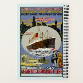 Cruiseschip, New York Skyline & A London Street Notitieboek (Achterkant)
