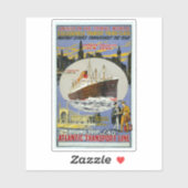 Cruiseschip, New York Skyline & A London Street Sticker (Vel)