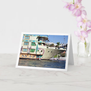 Cruiseschip op de rivier de Nijl, Luxor Kaart