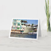 Cruiseschip op de rivier de Nijl, Luxor Kaart (Voorkant)