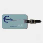 cruiseschip op maat bagagelabel (Voorkant horizontaal)