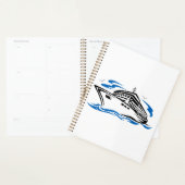 Cruiseschip op Ocean Waves Nautical Travel Planner (Display)