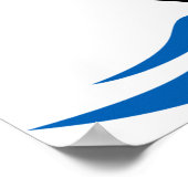 Cruiseschip op Ocean Waves Nautical Travel Poster (Hoek)