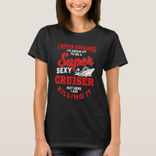 Cruiseschip passagier boot vakantie t-shirt