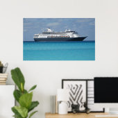 cruiseschip poster (Thuiskantoor)
