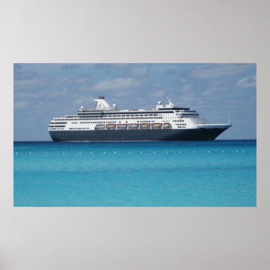 cruiseschip poster (Voorkant)