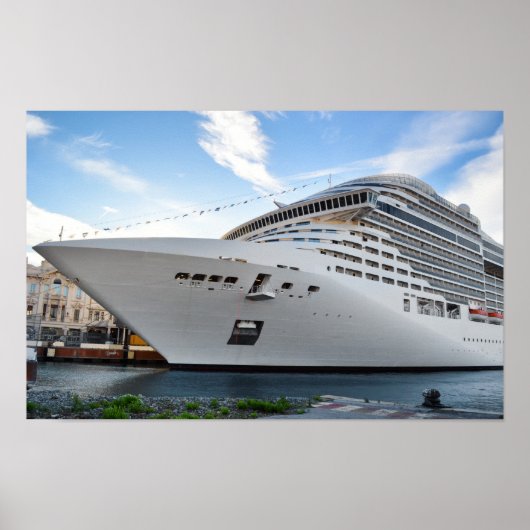 cruiseschip poster (Voorkant)
