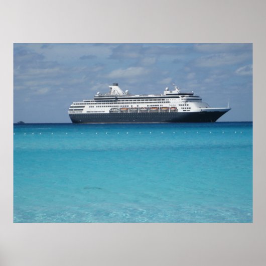 cruiseschip poster (Voorkant)