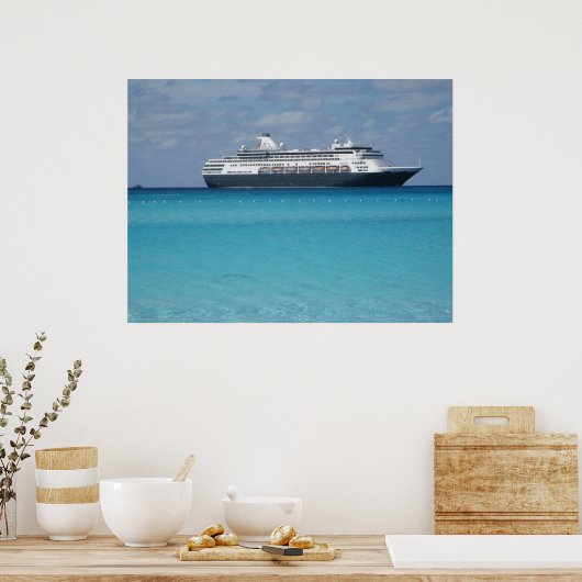 cruiseschip poster (Keuken)
