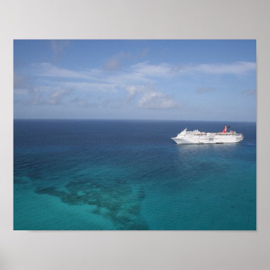 cruiseschip poster (Voorkant)