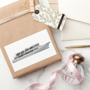 Cruiseschip Rechthoekige Sticker