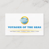 cruiseschip | Reisagent Visitekaartje (Voorkant)