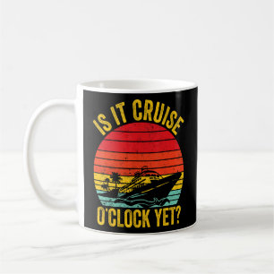 Cruiseschip Retro is het cruise op klok Ja Koffiemok