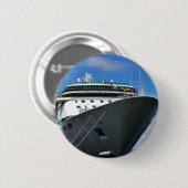 cruiseschip ronde button 5,7 cm (Voorkant /achterkant)